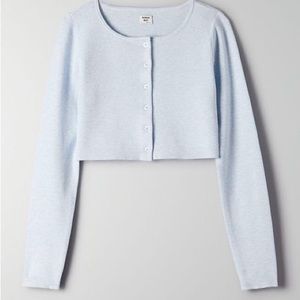 Sunday Best IZZY CARDIGAN size small aura blue